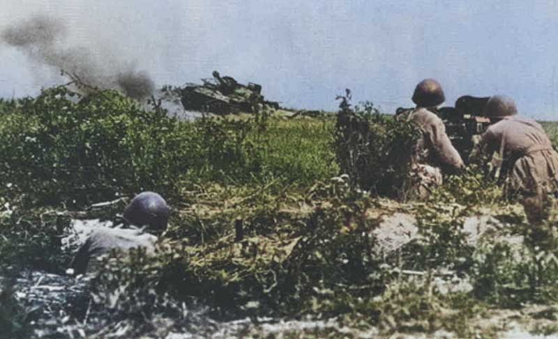 26 soviet anti tank gunners kursk 1943