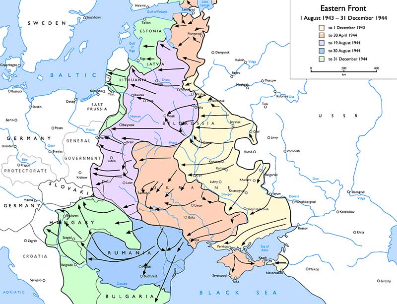 19 eastern front 1943 to 1944