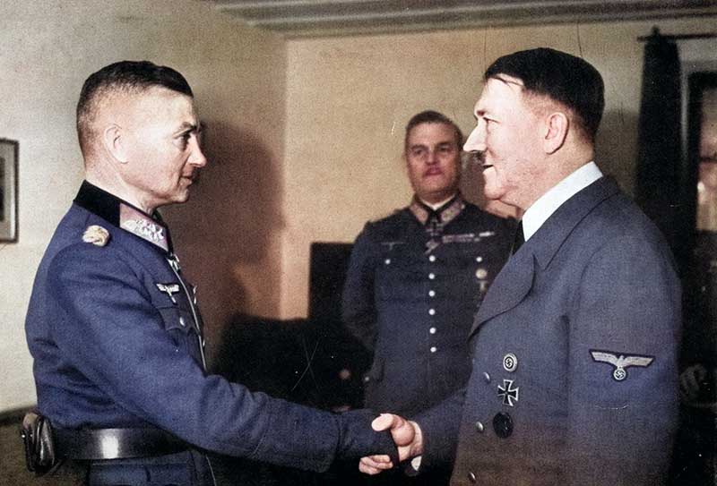 x walter model with adolf hitler at the wolfschanze