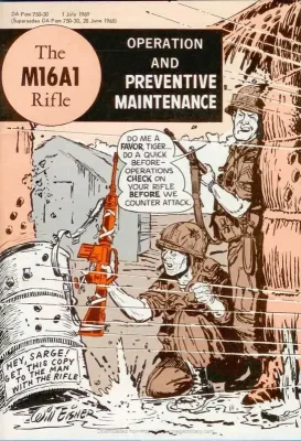 M16a1 Comic Book Maintenance Manual - 1969